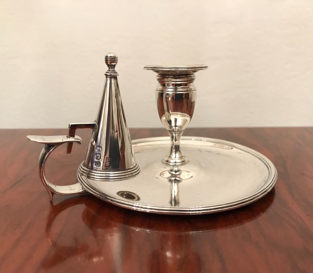 George III Silver Chamberstick by John Edwards III View II