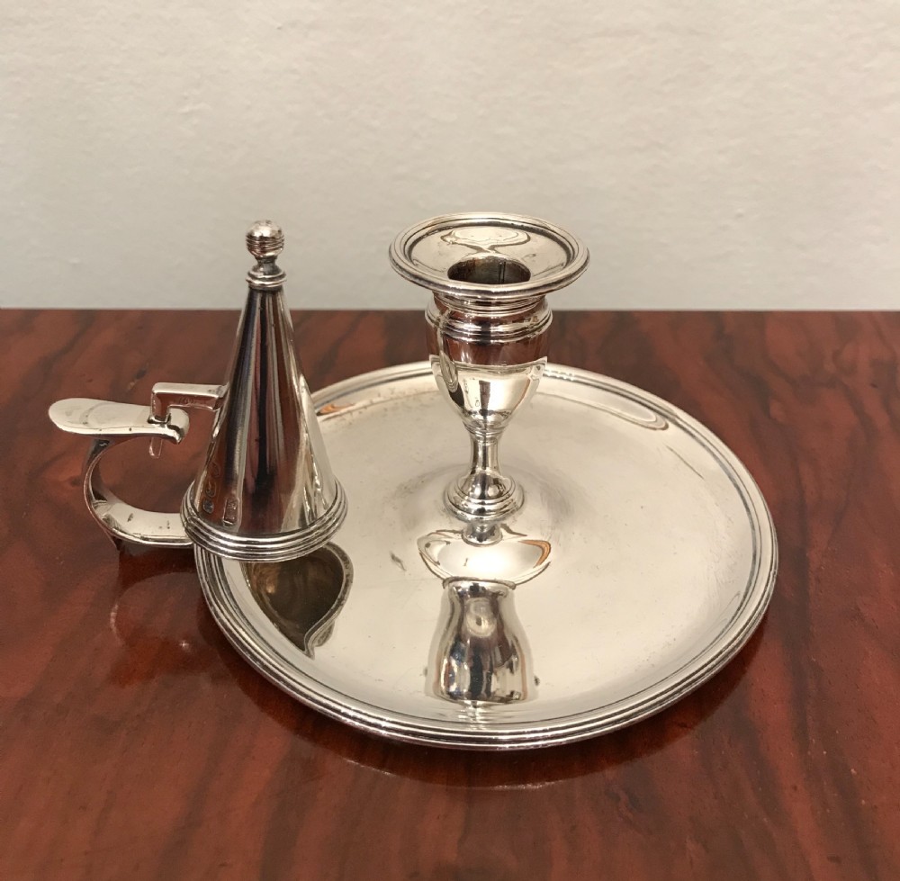 George III Silver Chamberstick by John Edwards III View IV