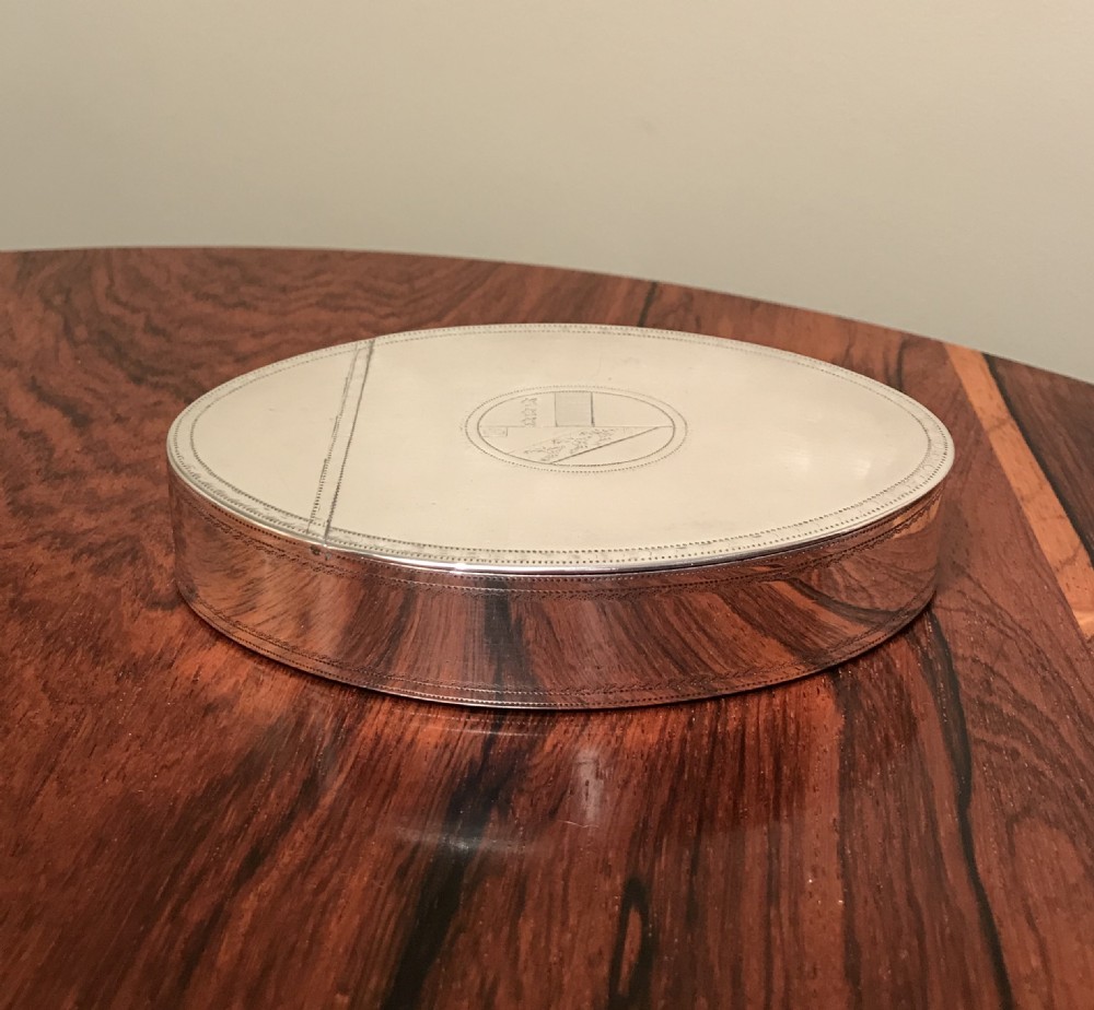 Large George III Silver Table Snuff Box by Phipps & Robinson View IV