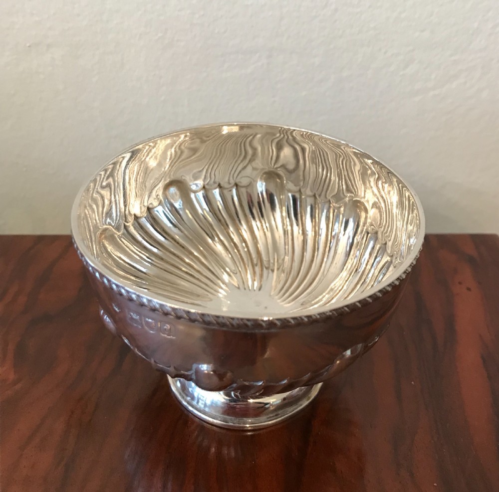 Victorian Silver Rose Bowl, 1897 View II