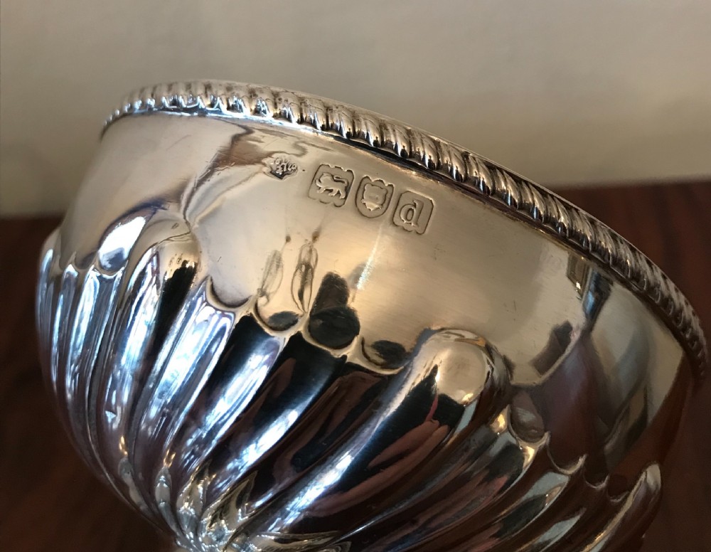 Victorian Silver Rose Bowl, 1897 View IV