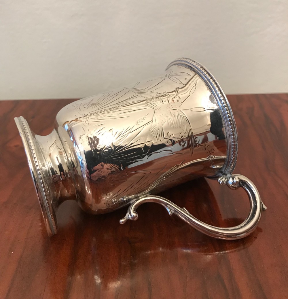 Victorian Silver Christening Mug View V