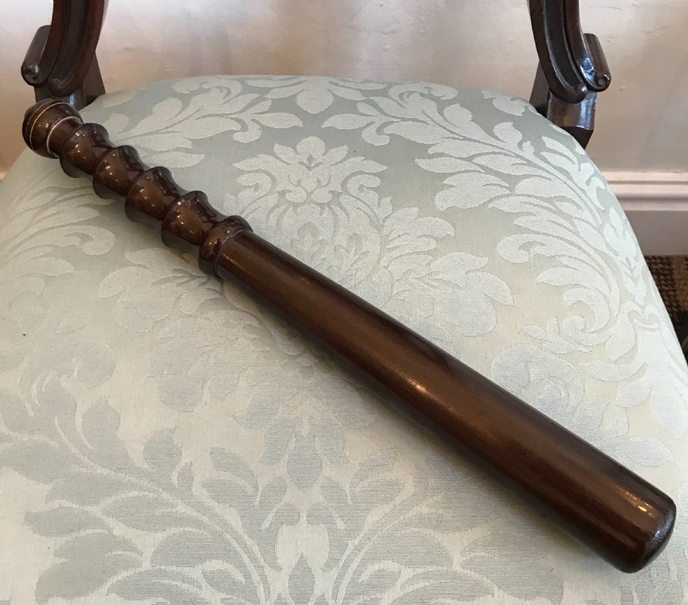 Victorian Lignum Vitae Policeman’s Truncheon View II