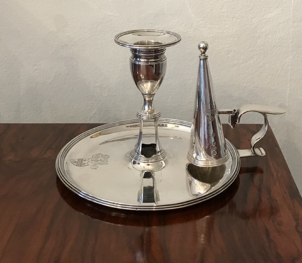 George III Silver Chamberstick by William Bennett 