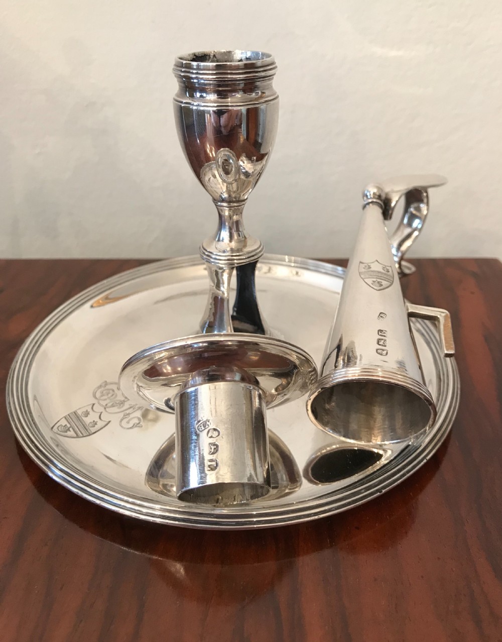 George III Silver Chamberstick by William Bennett  View II