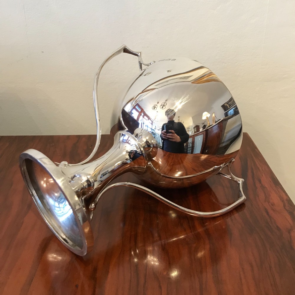 Stunning Art Nouveau Silver Bowl View IV
