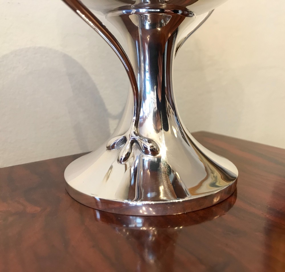 Stunning Art Nouveau Silver Bowl View V