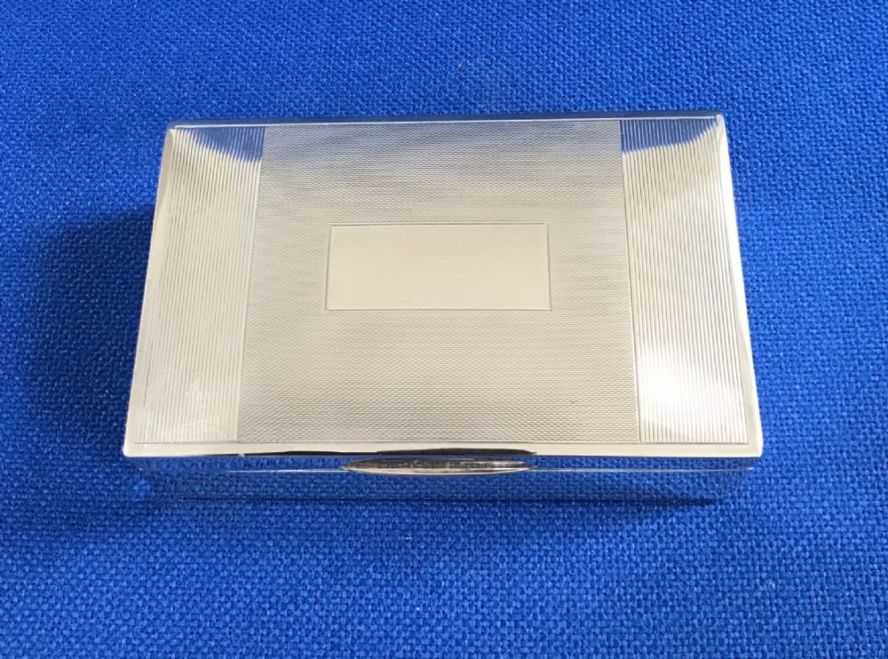 George V Silver Cigarette Box View VI