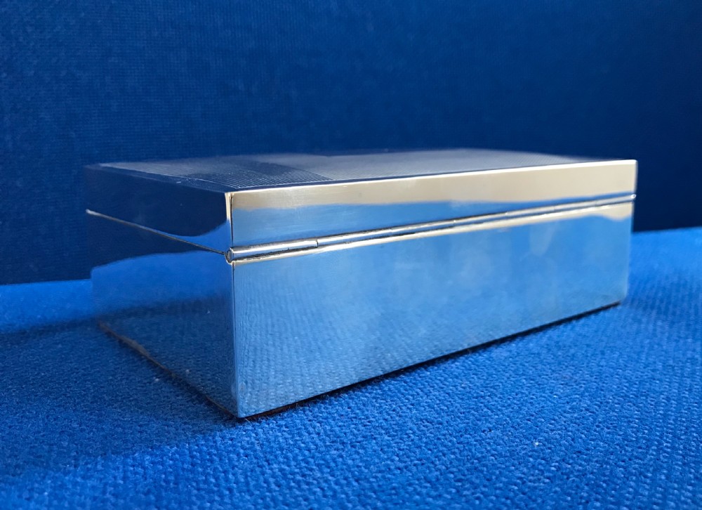 George V Silver Cigarette Box View VII