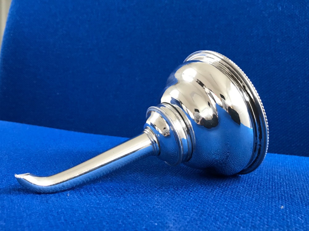 George III Silver Wine Funnel by Robert Hennel View III