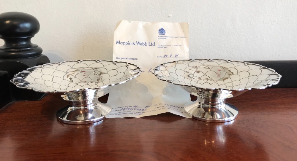 Fabulous Pair of Bon Bon Dishes, Mappin & Webb View IV