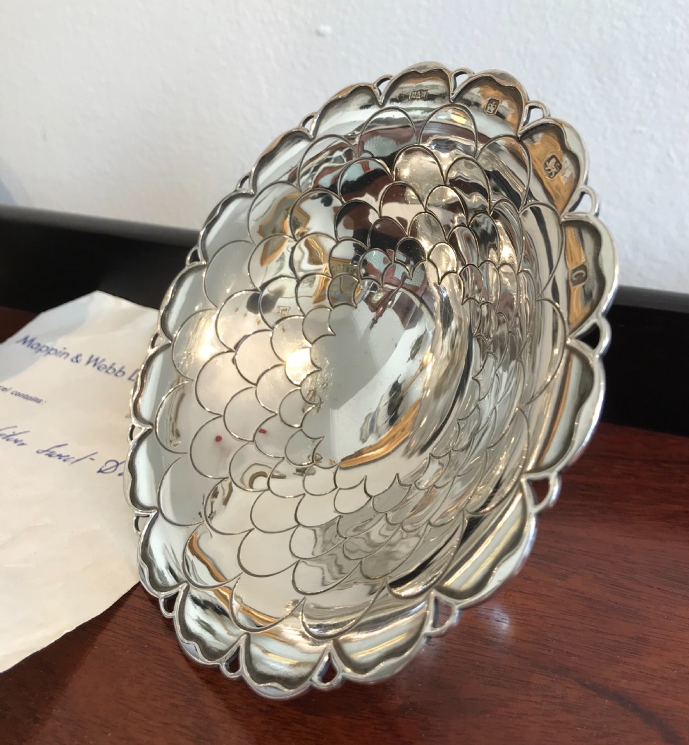 Fabulous Pair of Bon Bon Dishes, Mappin & Webb View V