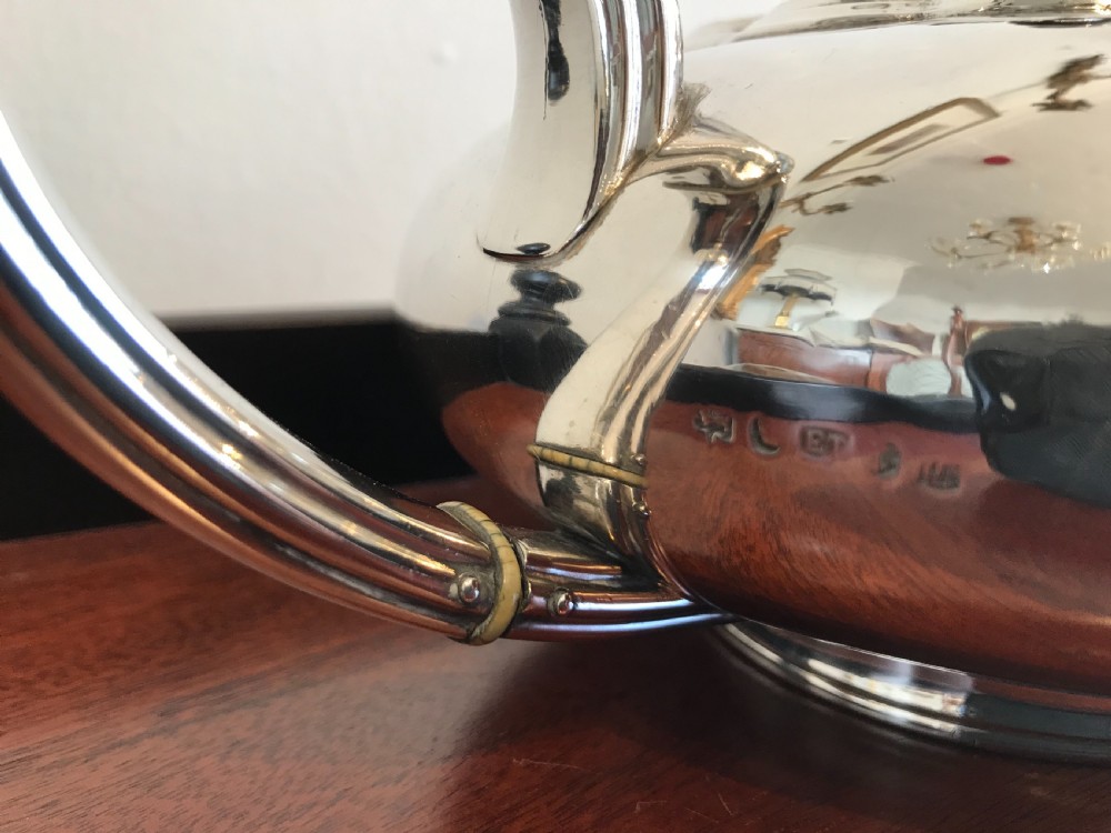 George IV Silver Teapot, 1828 View III