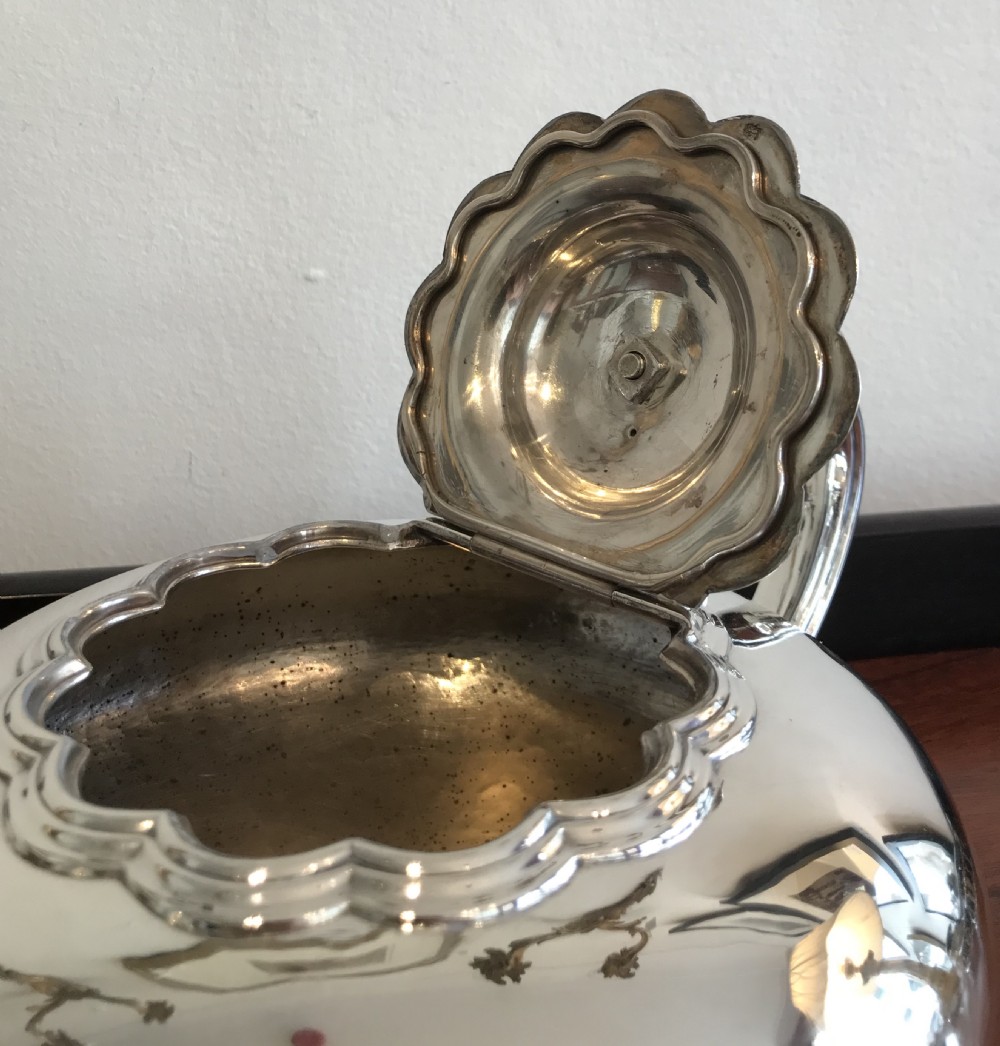 George IV Silver Teapot, 1828 View V