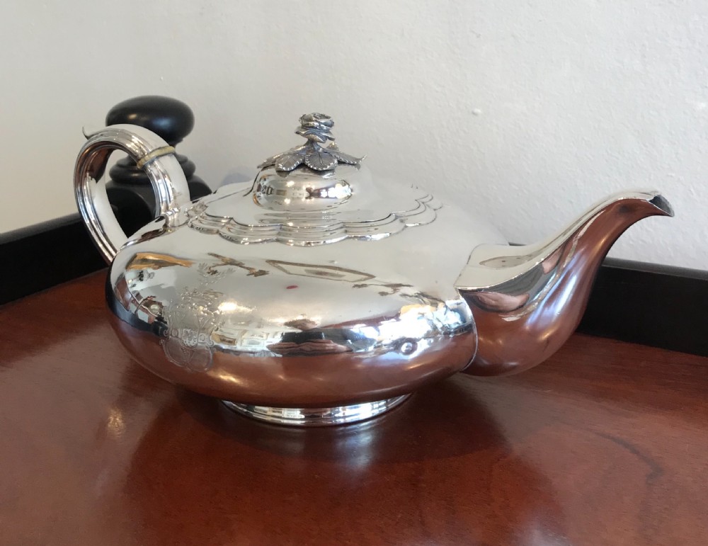 George IV Silver Teapot, 1828 View VII
