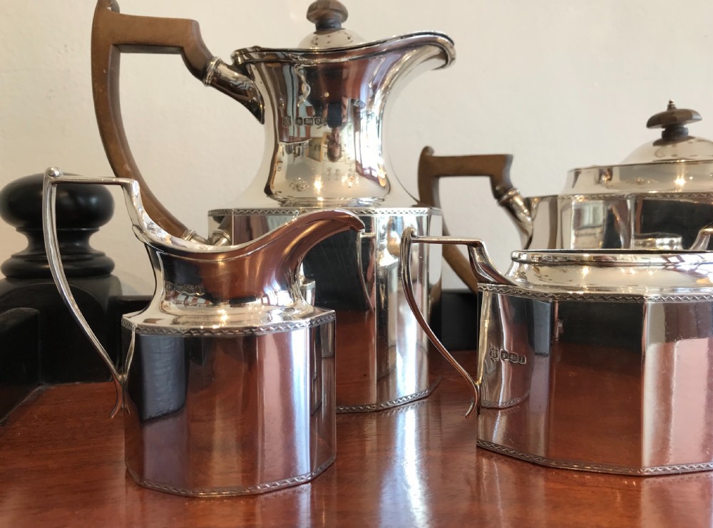 Four Piece Solid Silver Tea Service 1,496 grams View III