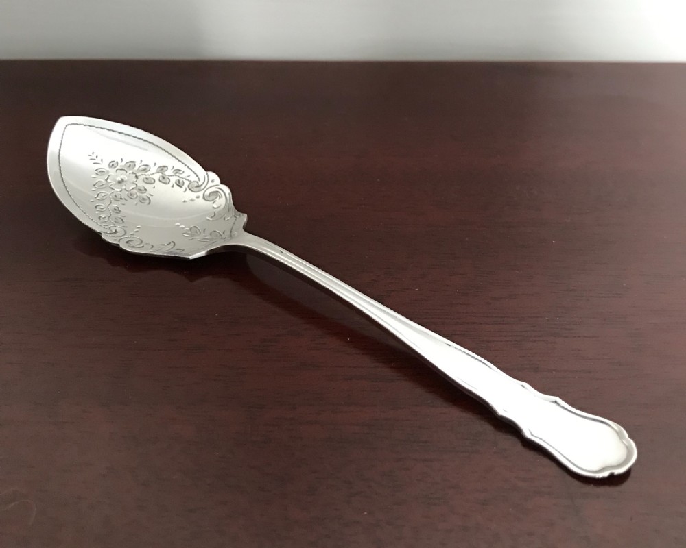 Edwardian Silver Jam Spoon, hallmarked Sheffield 1906.