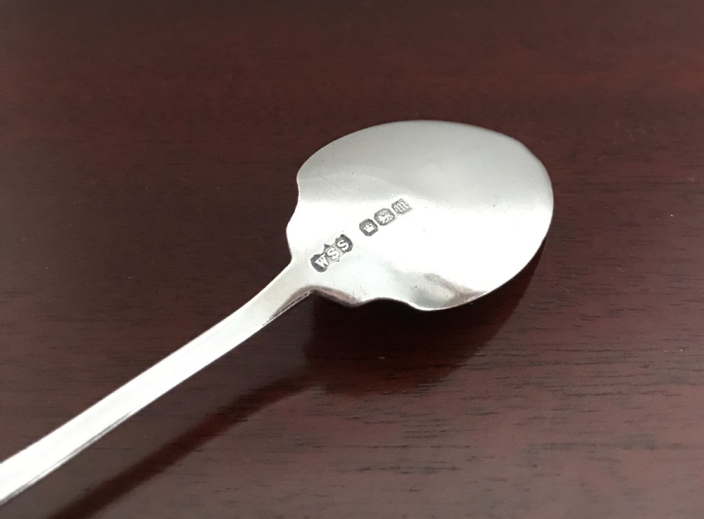 Edwardian Silver Jam Spoon, hallmarked Sheffield 1904 View II