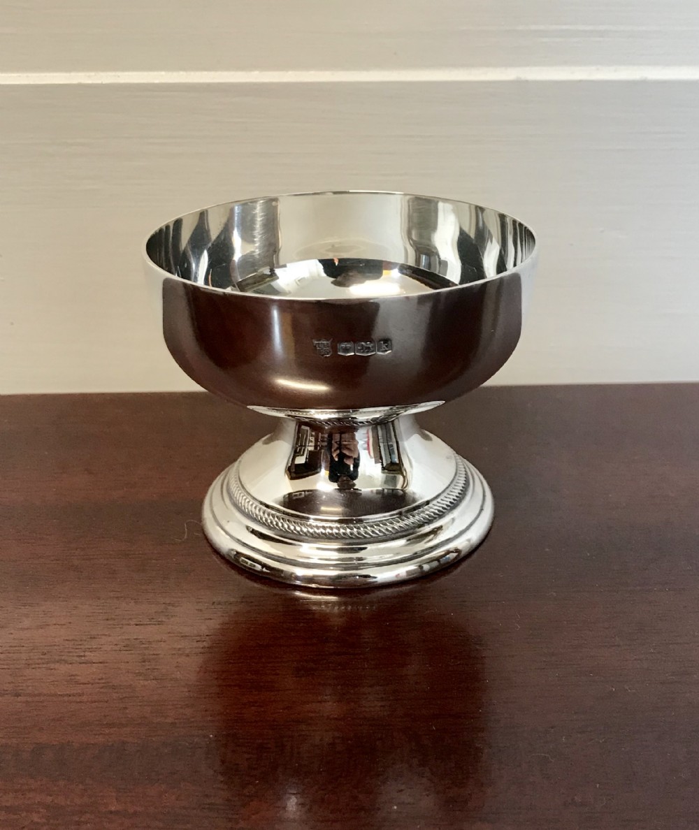 George V Silver Pedestal Bowl