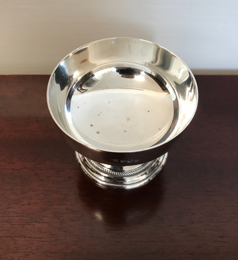 George V Silver Pedestal Bowl View II