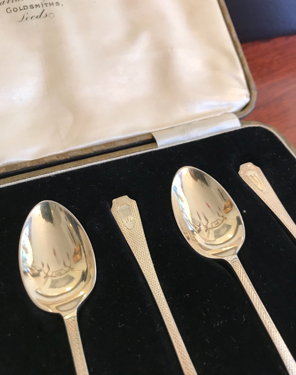 Set of Art Deco Silver Teaspoons  View III