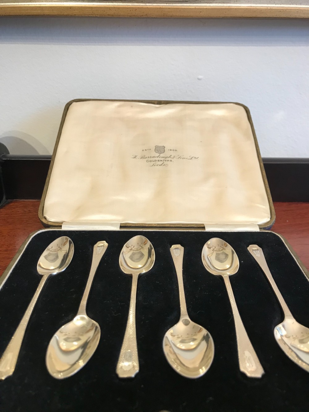 Set of Art Deco Silver Teaspoons  View IV