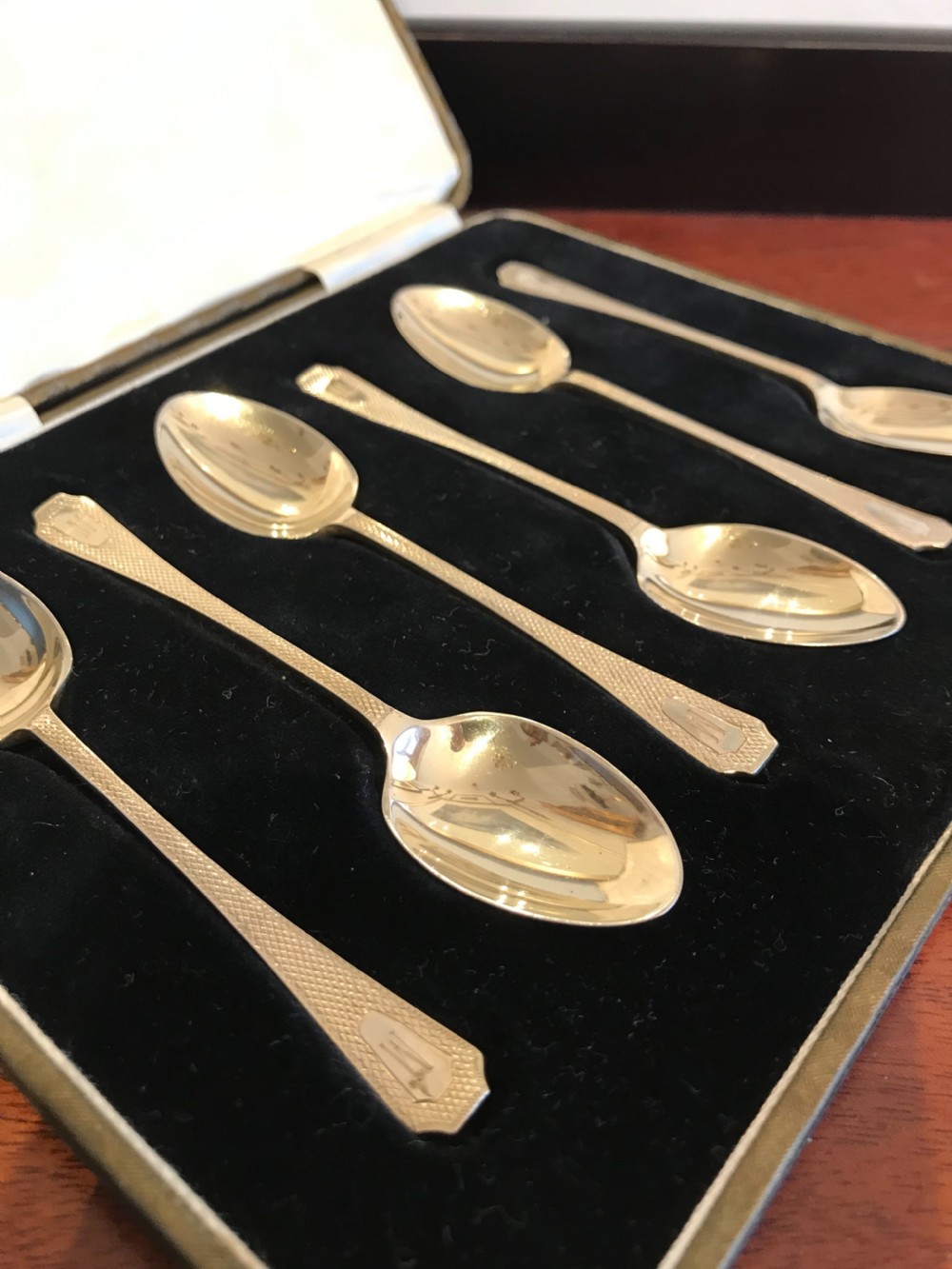 Set of Art Deco Silver Teaspoons  View VI