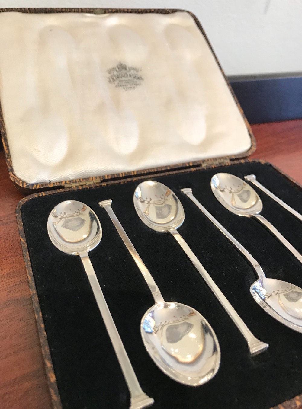 Set of George V Silver Teaspoons  View III