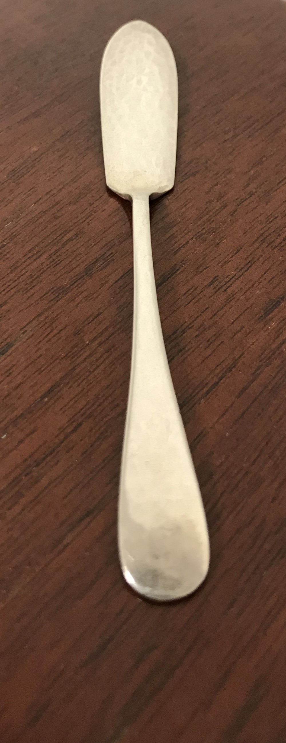 Arts & Crafts Silver Butter Knife by A E Jones