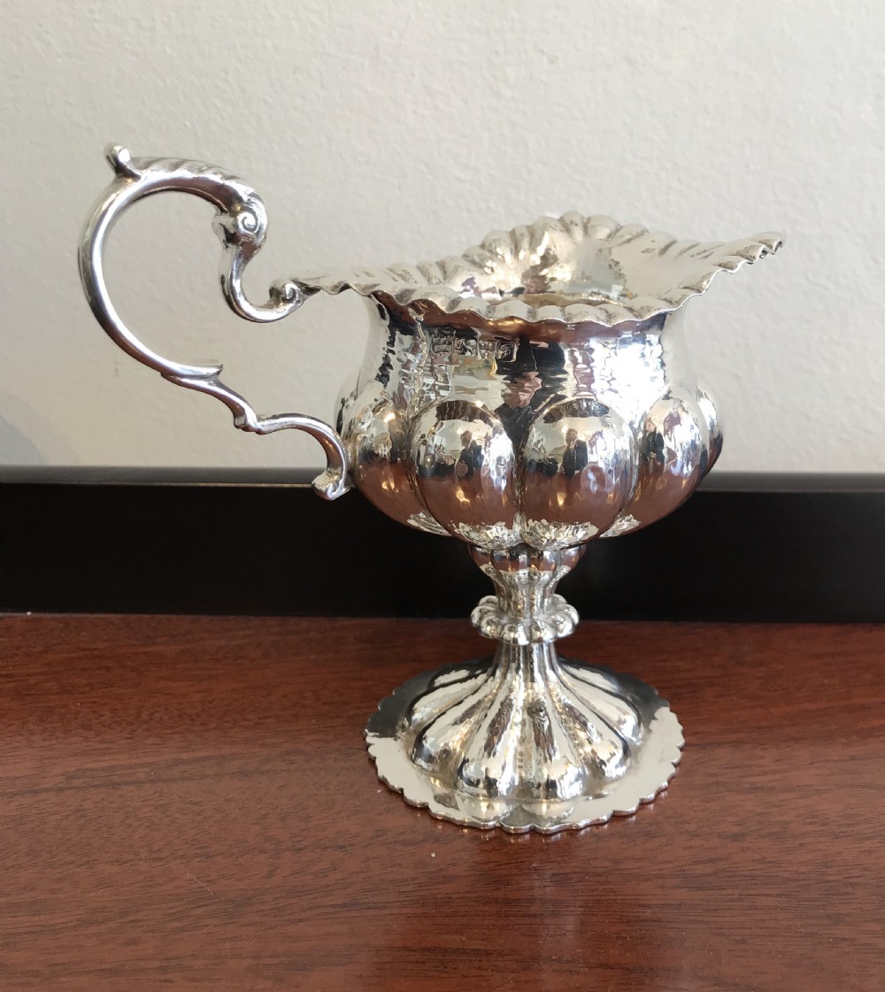 Late Arts & Crafts Solid Silver Jug, Chester 1906 View II