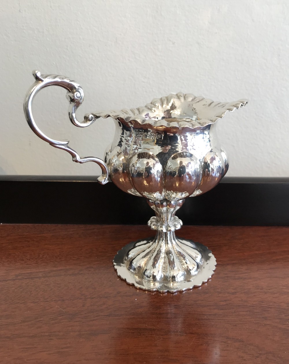 Late Arts & Crafts Solid Silver Jug, Chester 1906 View VII