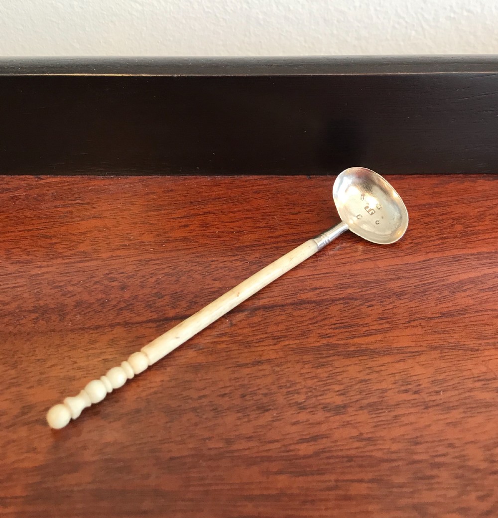 George III Silver Caddy Spoon View III