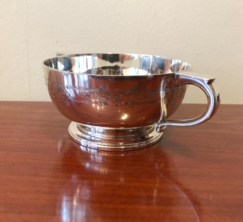 Silver Bowl by Z Barraclough & Sons, hallmarked Chester 1931, 310 grams  View VI