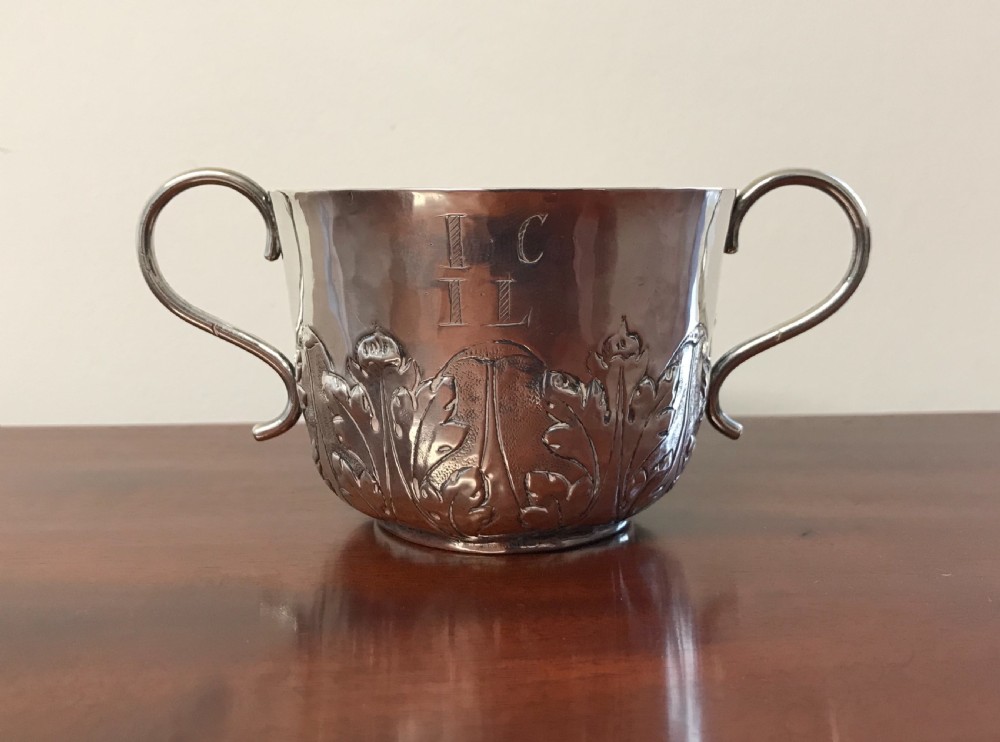 Charles II Silver Porringer