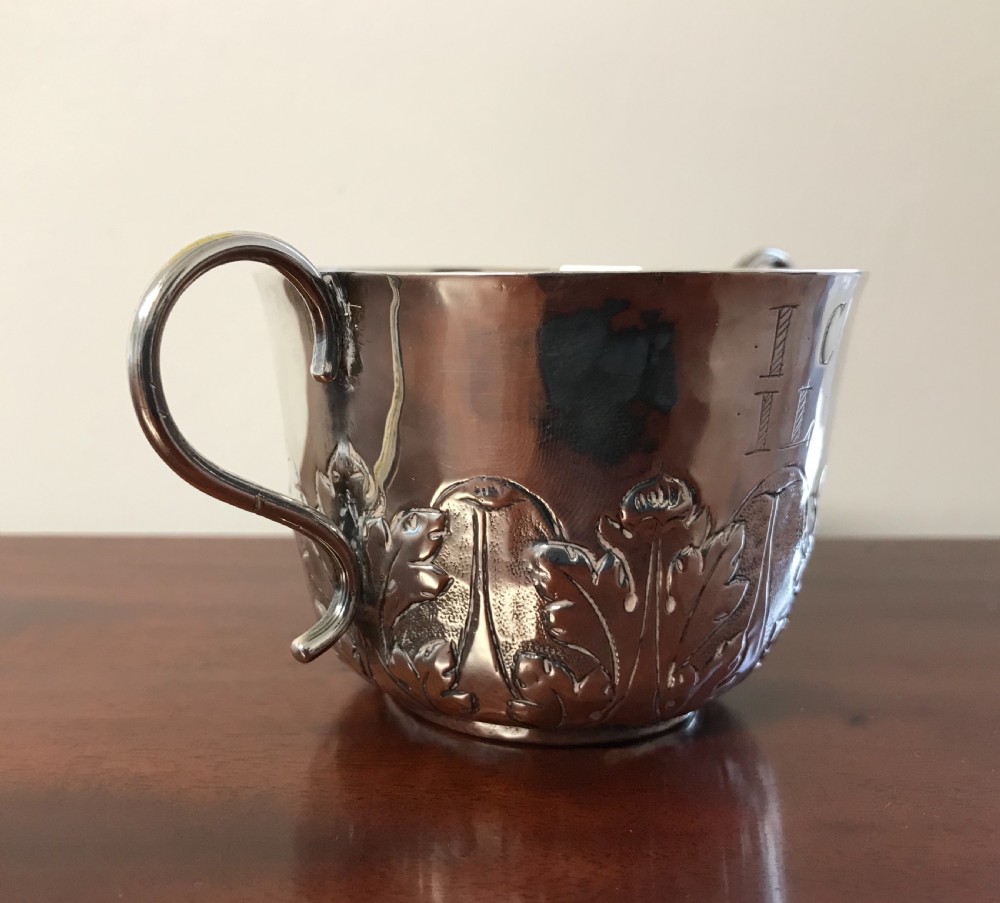 Charles II Silver Porringer View IV
