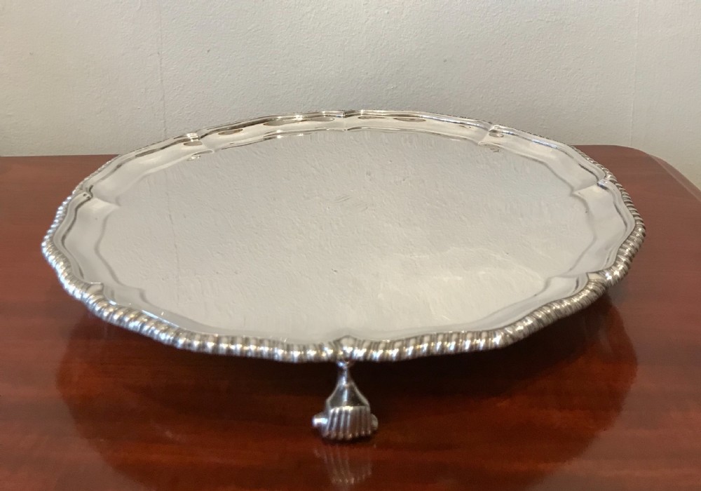 Quality Silver Salver, 610 grams  View VI