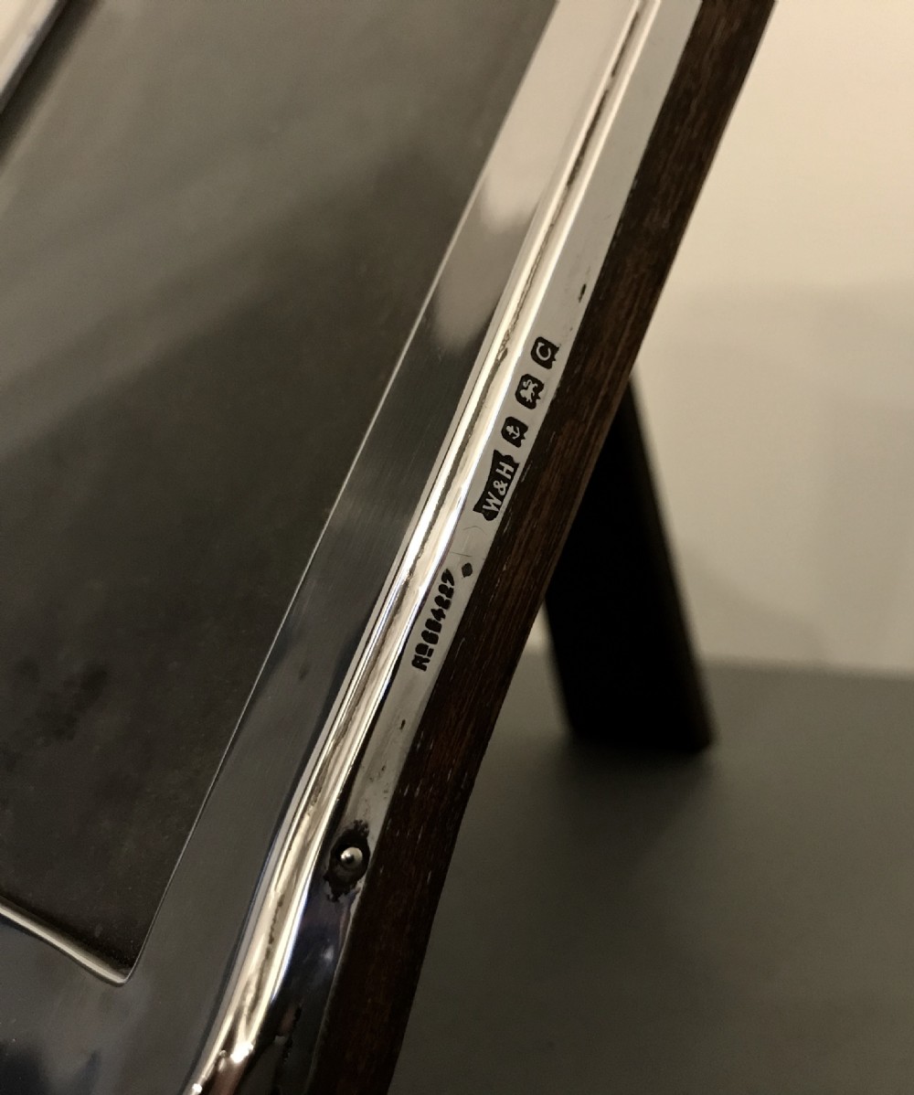 Large Silver Photograph Frame by Walker & Hall View IV