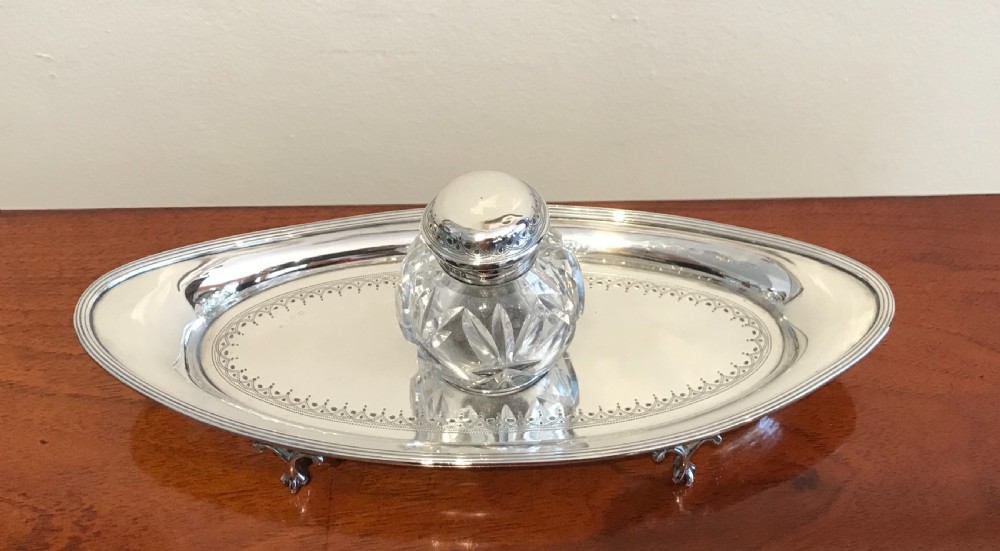 Georgian Silver Inkwell View V