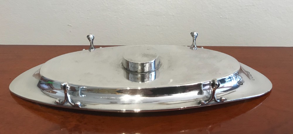 Georgian Silver Inkwell View VII