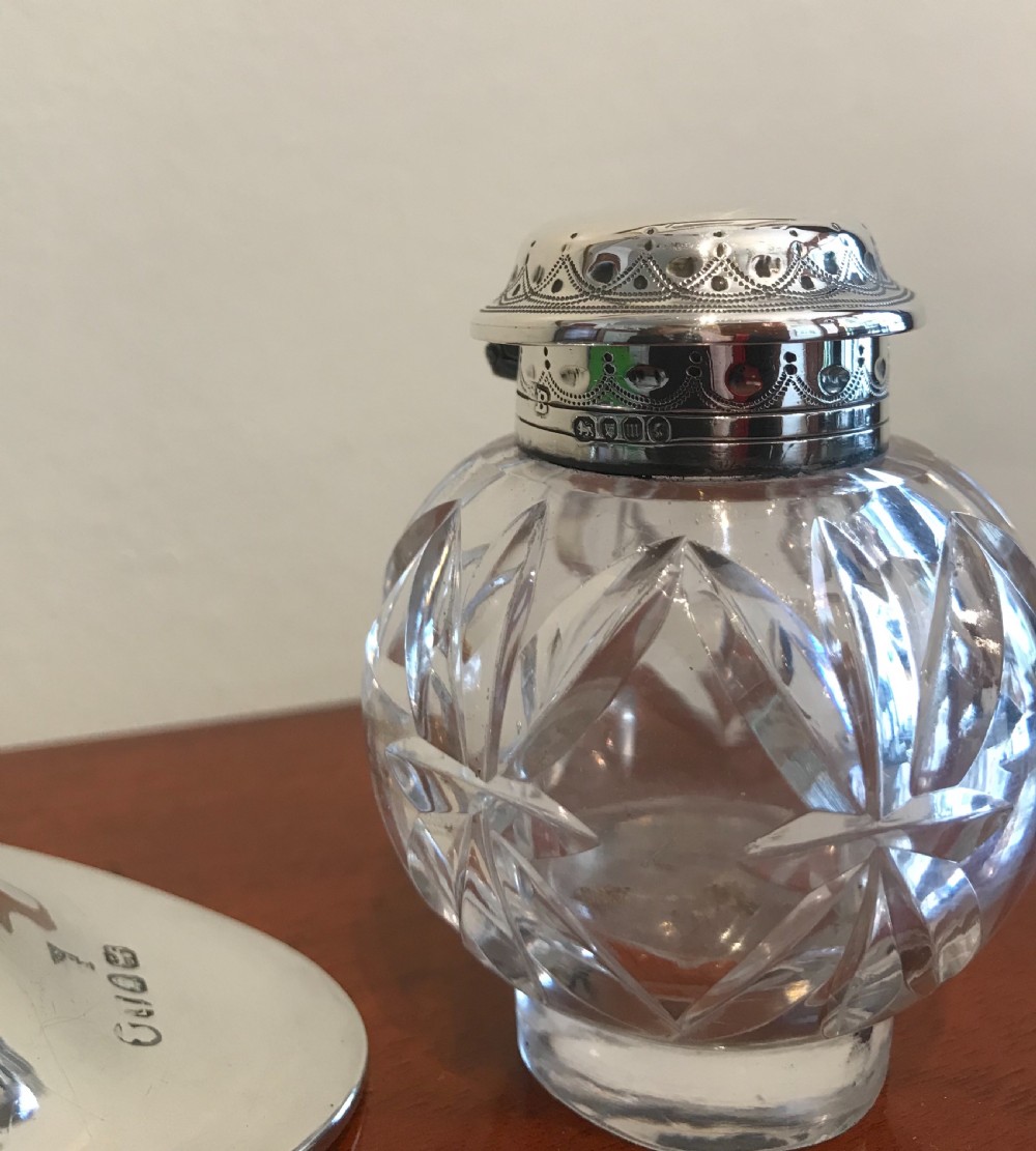 Georgian Silver Inkwell View IX