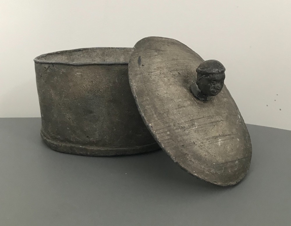 Rare 18th Century Lead Tobacco Box View IV