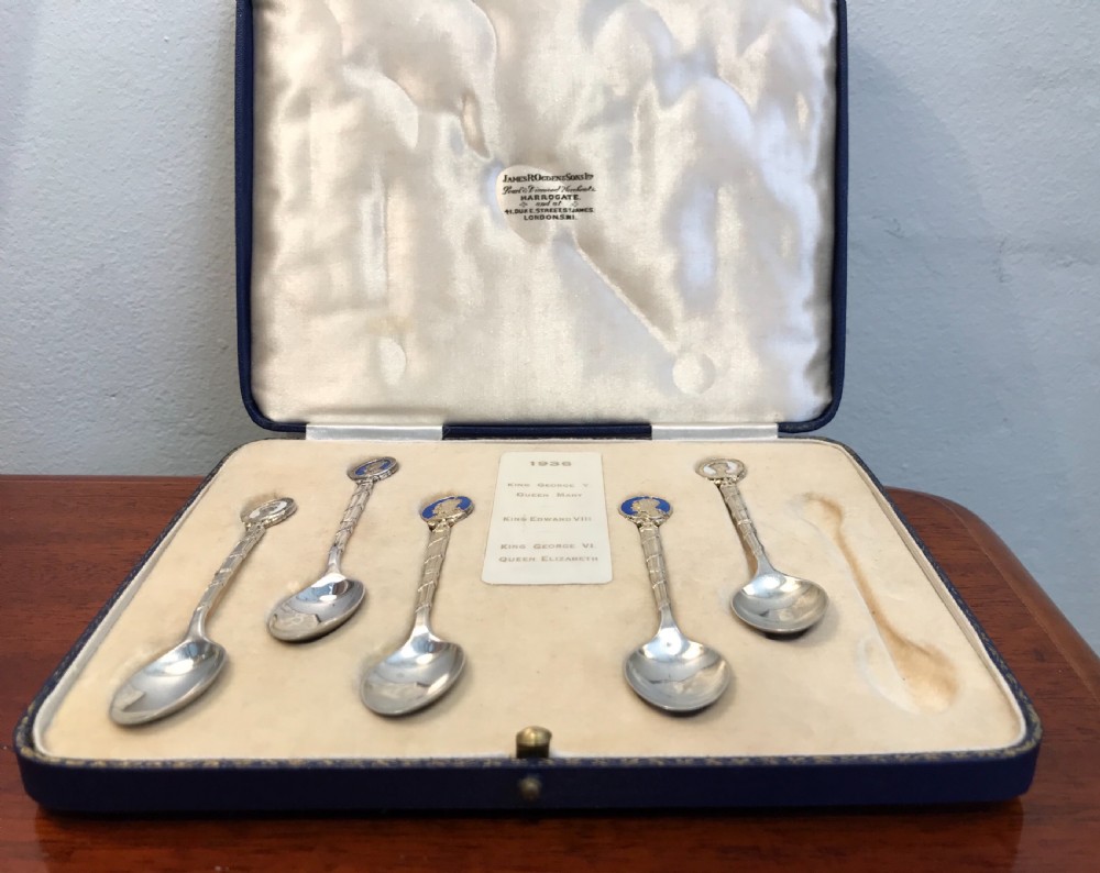 Collection of Royal Monarch Silver Spoons, 1936 View IV