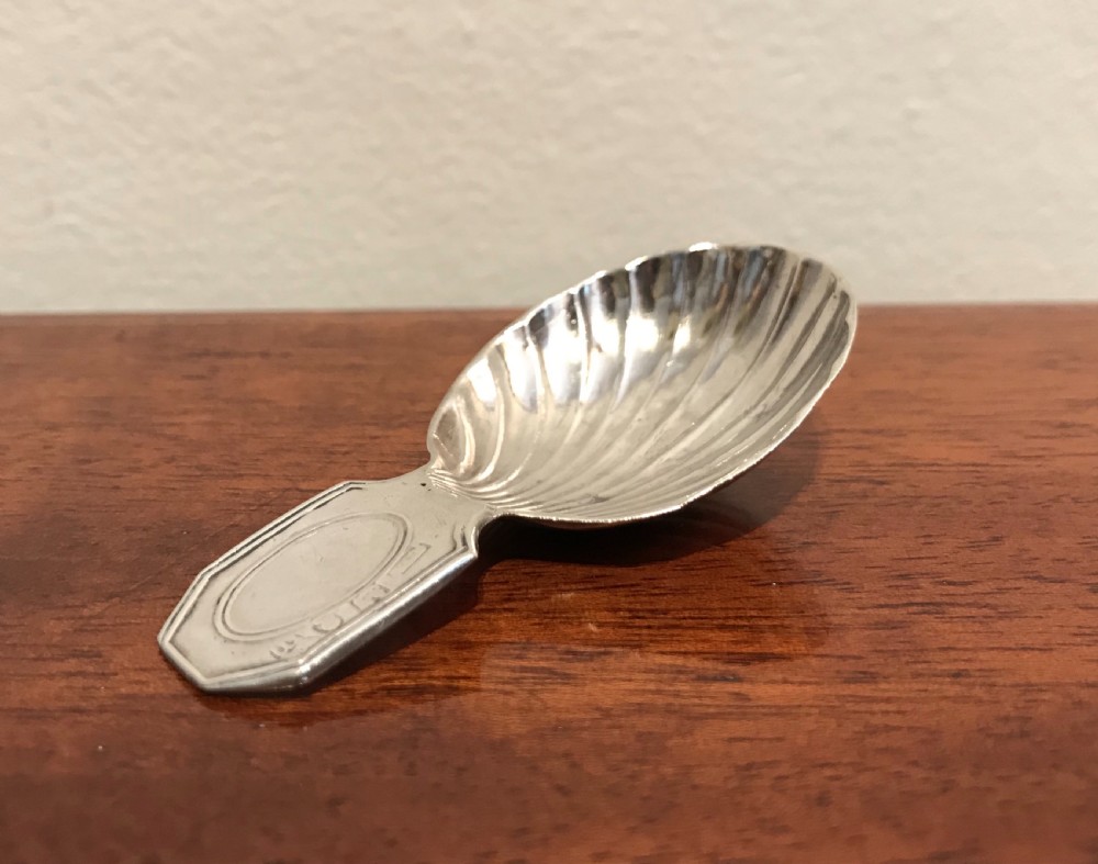 George III Silver Caddy Spoon, 1794