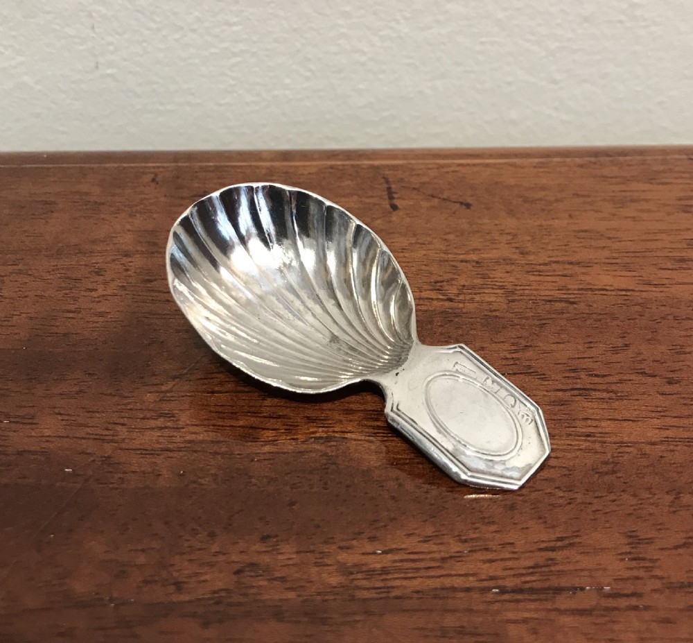 George III Silver Caddy Spoon, 1794 View II