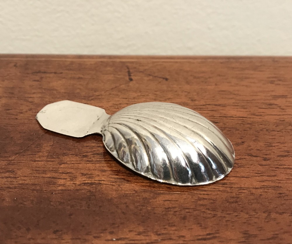 George III Silver Caddy Spoon, 1794 View IV