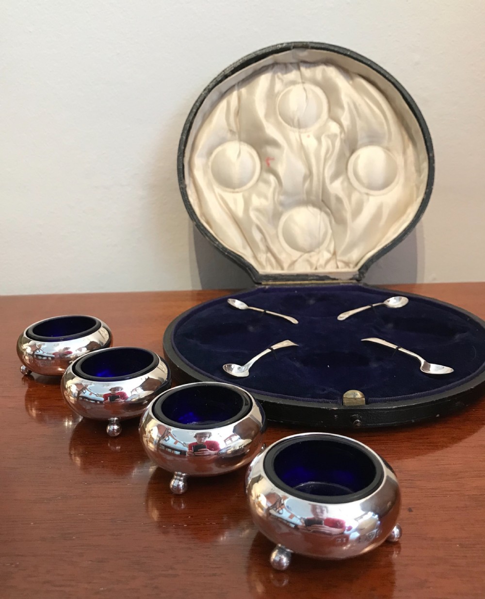 George V Set of Four Silver Salts View VI