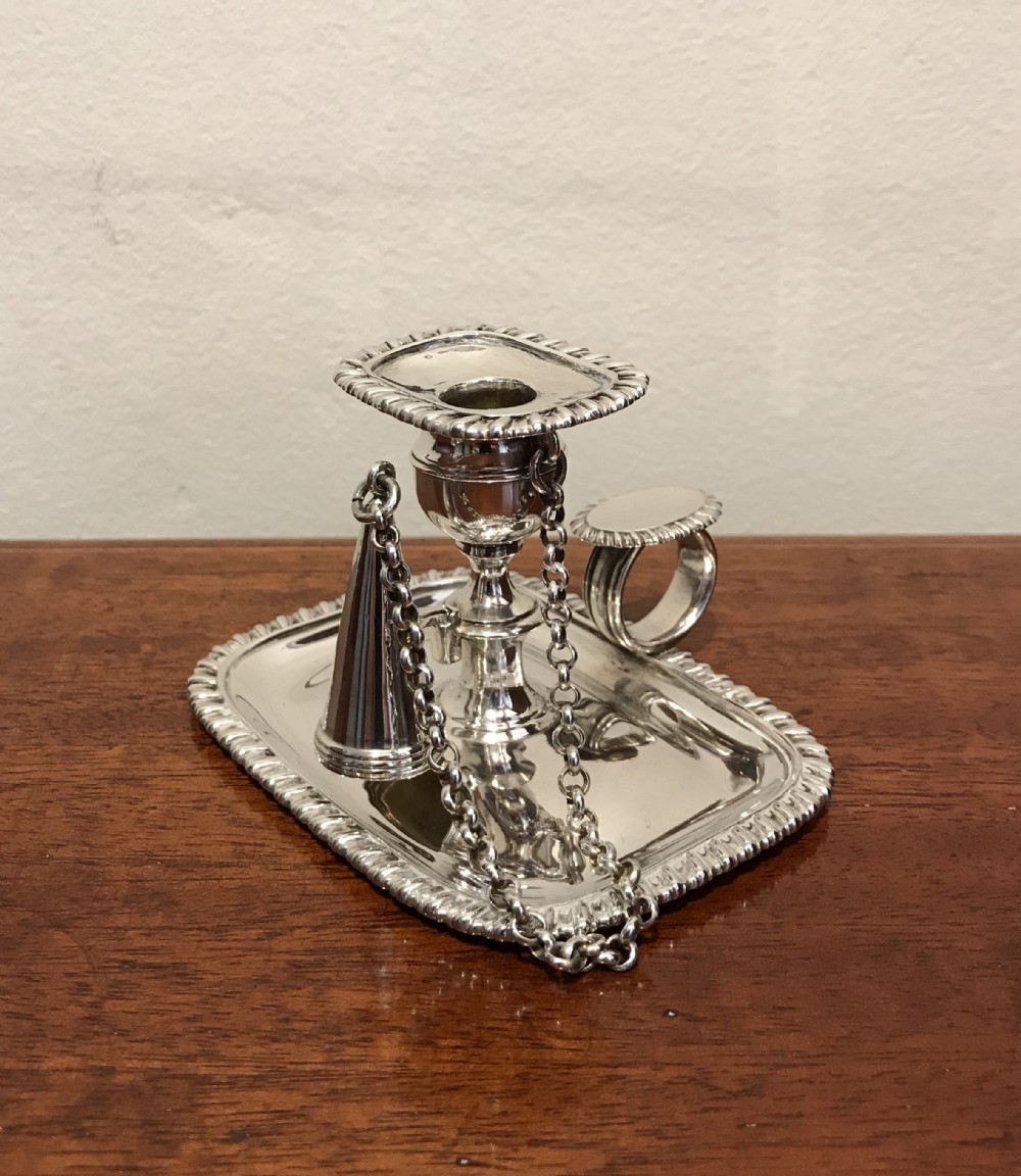 George III Silver Chamberstick