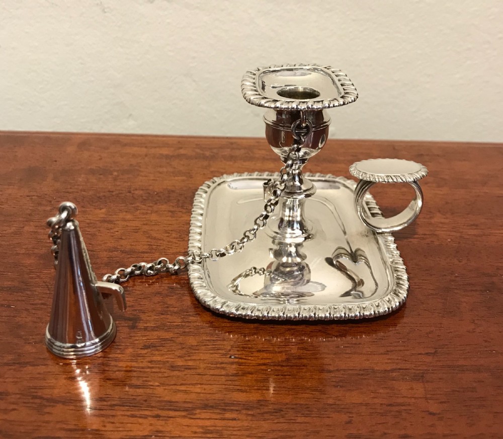 George III Silver Chamberstick View III