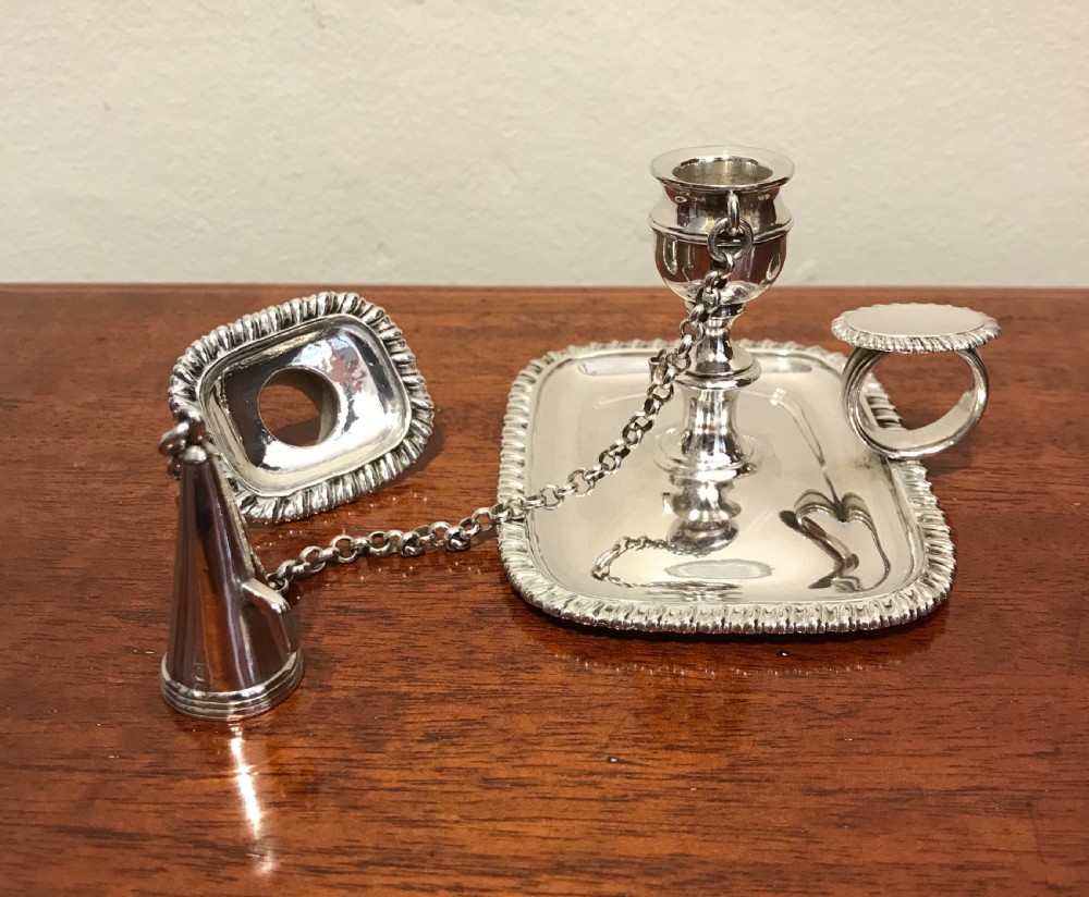 George III Silver Chamberstick View IV