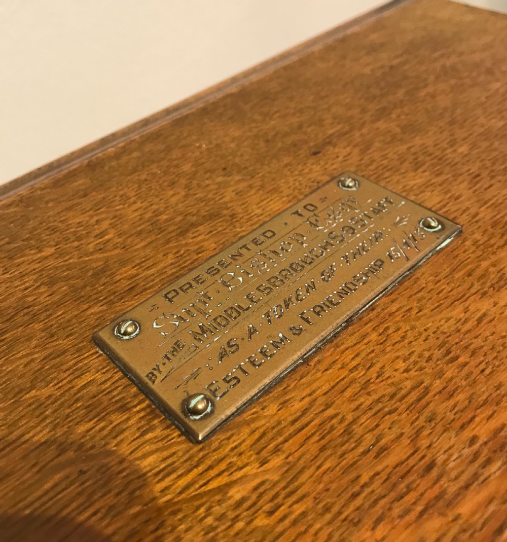 George V Oak Smokers Cabinet  View VII